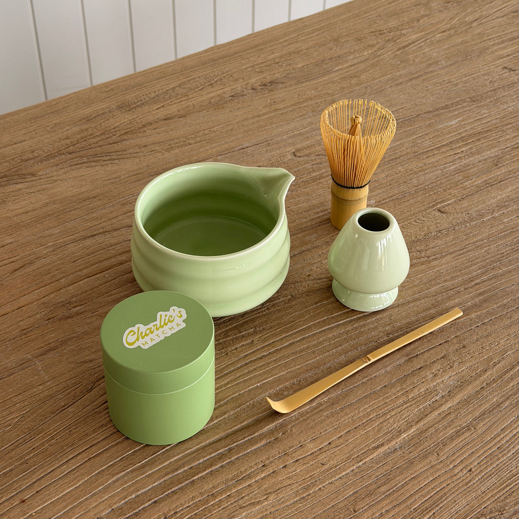 Green Matcha Latte Set